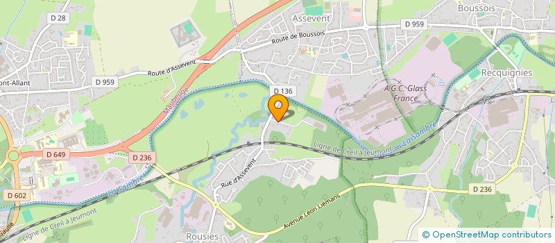 localisation de l'entreprise SAINT JEAN VDB  ROUSIES