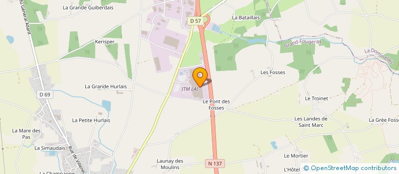 localisation de l'entreprise SAINT JEROME  GRAND-FOUGERAY