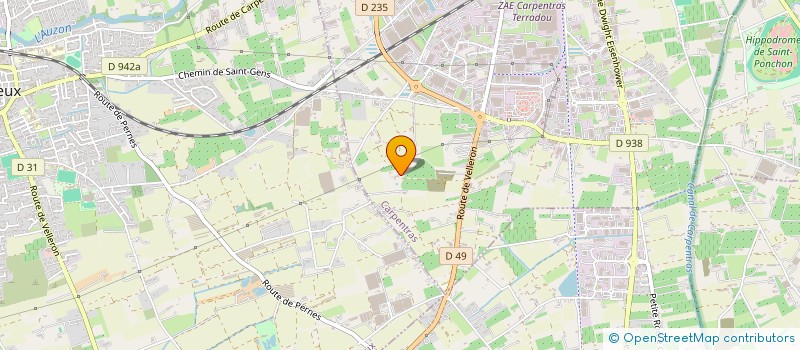 localisation de l'entreprise SAINT JO LIEUTAUD  CARPENTRAS