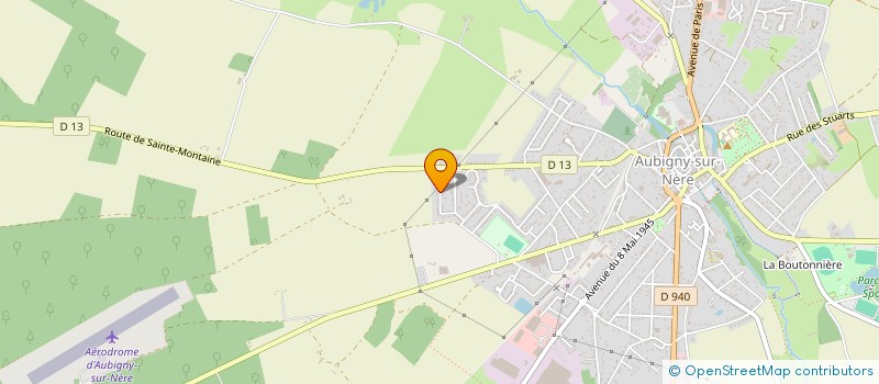 localisation de l'entreprise SAINT JOHN ET FLANDRE  AUBIGNY-SUR-NERE