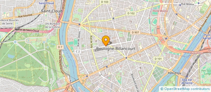 localisation de l'entreprise SAINT JOHN'S TRAVEL INTERNATIONAL à BOULOGNE-BILLANCOURT