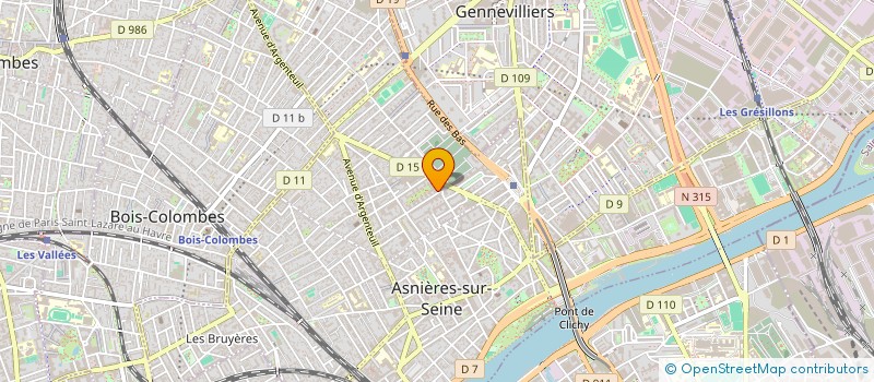 localisation de l'entreprise SAINT JOLY CONSULTING à ASNIERES-SUR-SEINE