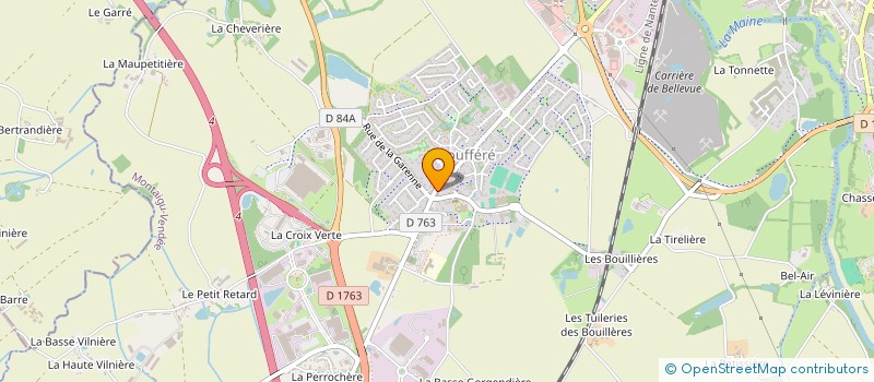 localisation de l'entreprise SAINT JOSEPH à MONTAIGU-VENDEE