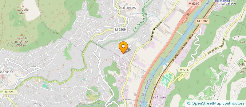 localisation de l'entreprise SAINT JOSEPH  GATTIERES