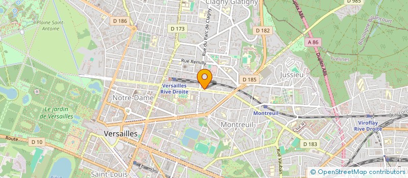 localisation de l'entreprise SAINT JOSEPH à VERSAILLES
