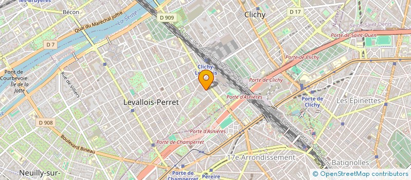 localisation de l'entreprise SAINT JOSEPH à LEVALLOIS-PERRET