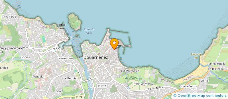 localisation de l'entreprise SAINT JOSEPH  DOUARNENEZ