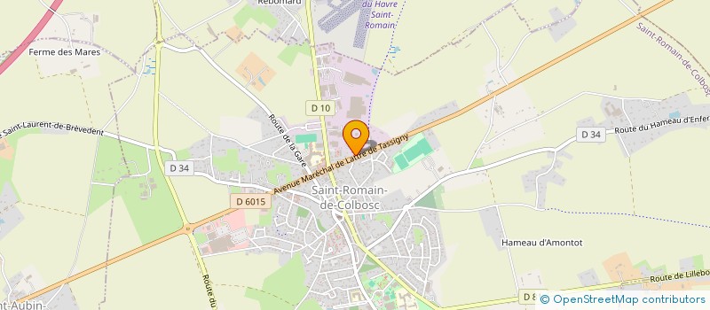 localisation de l'entreprise SAINT JOSEPH  SAINT-ROMAIN-DE-COLBOSC