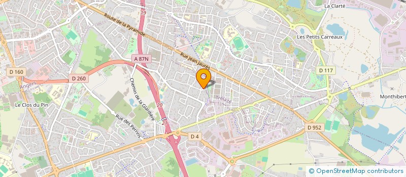 localisation de l'entreprise SAINT JOSEPH  LES PONTS-DE-CE