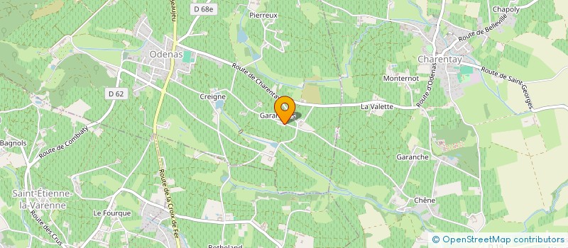 localisation de l'entreprise SAINT-JOSEPH  ODENAS