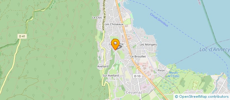 localisation de l'entreprise SAINT JOSEPH  SEVRIER