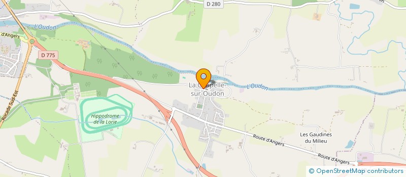 localisation de l'entreprise SAINT JOSEPH à SEGRE-EN-ANJOU BLEU