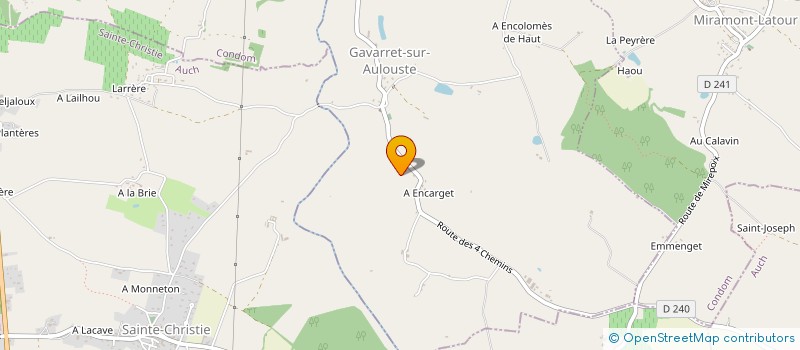 localisation de l'entreprise SAINT JOSEPH  GAVARRET-SUR-AULOUSTE