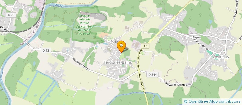 localisation de l'entreprise SAINT-JOSEPH à TERCIS-LES-BAINS