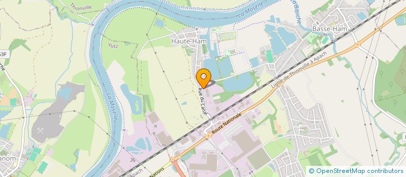 localisation de l'entreprise SAINT-JOSEPH  BASSE-HAM