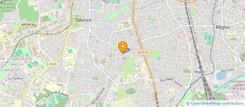 localisation de l'entreprise SAINT JOSEPH  TALENCE