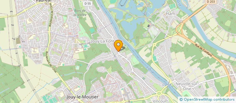 localisation de l'entreprise SAINT JOSEPH  JOUY-LE-MOUTIER