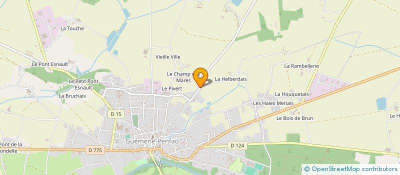 localisation de l'entreprise SAINT JOSEPH  GUEMENE-PENFAO