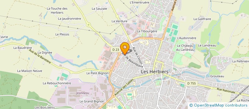 localisation de l'entreprise SAINT JOSEPH DE BON-ESPOIR à LES HERBIERS