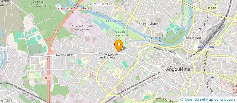 localisation de l'entreprise SAINT JOSEPH ET LES ENFANTS à ANGOULEME