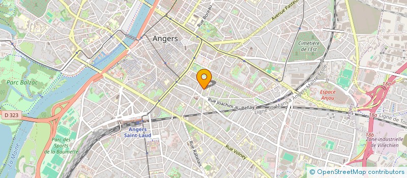 localisation de l'entreprise SAINT JOSEPH IMMO à ANGERS