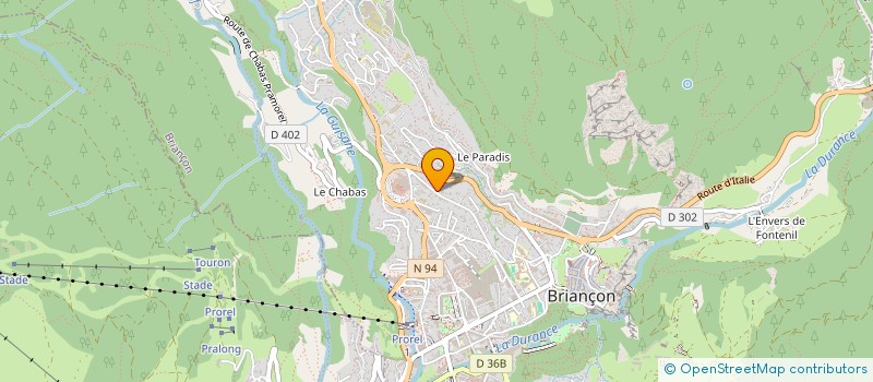 localisation de l'entreprise SAINT JOSEPH IMMOBILIER à BRIANCON