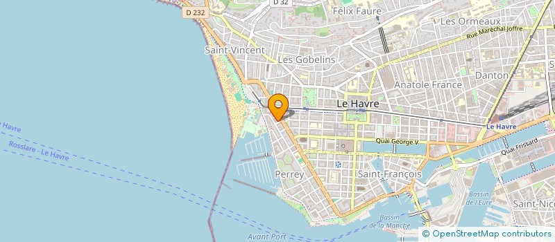 localisation de l'entreprise SAINT JOSEPH INVESTISSEMENT à LE HAVRE