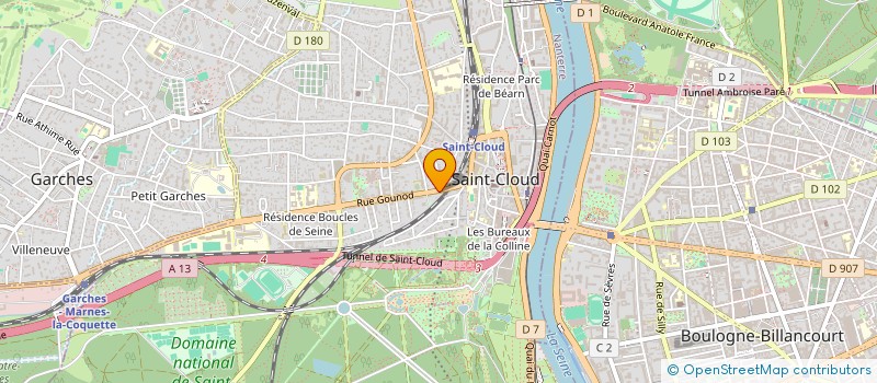 localisation de l'entreprise SAINT JOSEPH INVESTISSEMENTS à SAINT-CLOUD