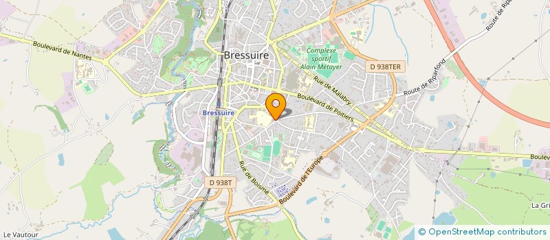 localisation de l'entreprise SAINT JOSEPH MAISON DES LYCEENS  BRESSUIRE