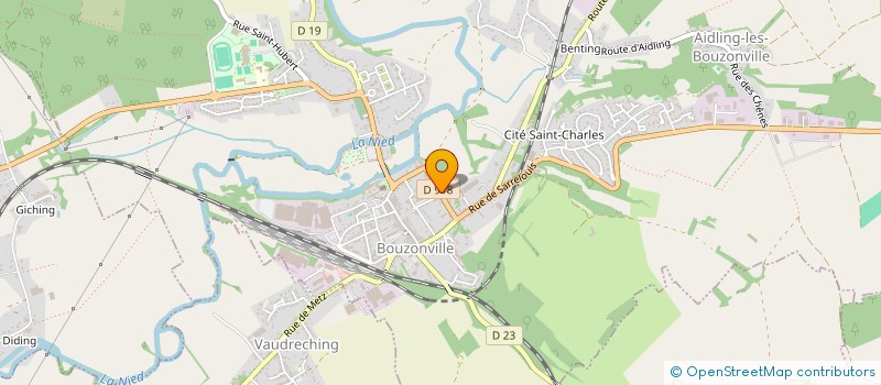 localisation de l'entreprise SAINT JOSEPH SCI  BOUZONVILLE