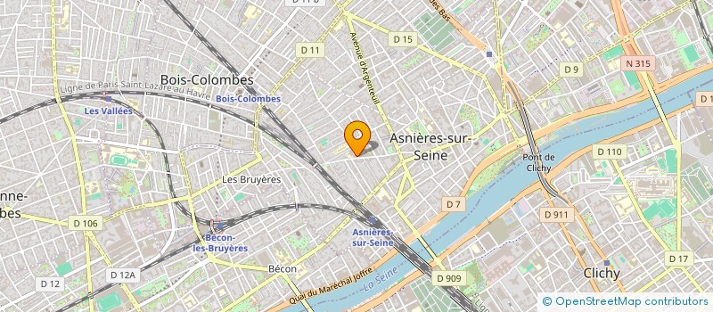 localisation de l'entreprise SAINT JOSEPH SPORTS  ASNIERES-SUR-SEINE