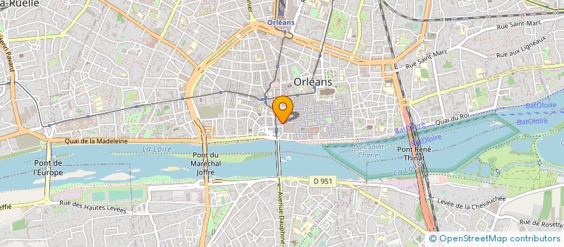 localisation de l'entreprise SAINT JOSEPH, THOMAS & CIE à ORLEANS