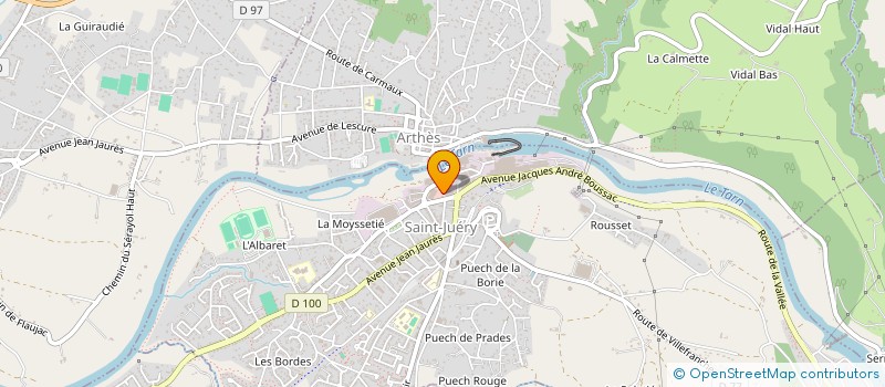 localisation de l'entreprise SAINT JUERY DISTRIBUTION à SAINT-JUERY