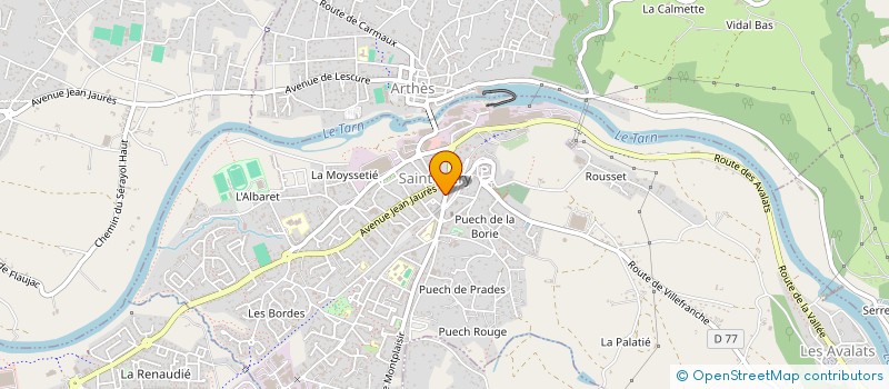 localisation de l'entreprise SAINT JUERY OLYMPIQUE CYCLISME  SAINT-JUERY