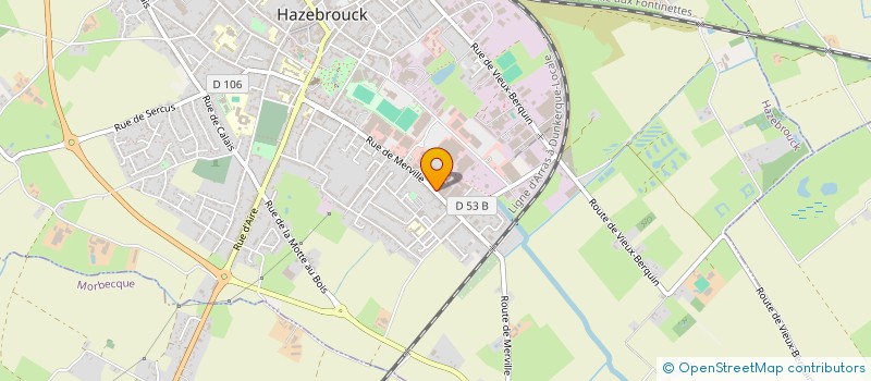 localisation de l'entreprise SAINT JULES  HAZEBROUCK