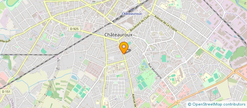 localisation de l'entreprise SAINT JULIEN à CHATEAUROUX