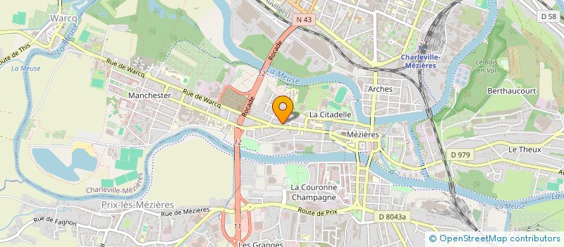 localisation de l'entreprise SAINT JULIEN  CHARLEVILLE-MEZIERES
