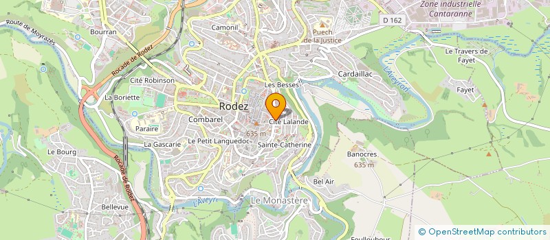 localisation de l'entreprise SAINT JULIEN  RODEZ