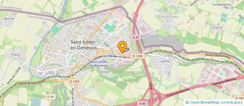 localisation de l'entreprise SAINT JULIEN AEROMODELISME à SAINT-JULIEN-EN-GENEVOIS