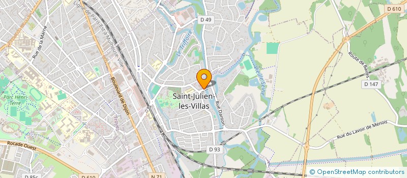 localisation de l'entreprise SAINT JULIEN ENERGIE  SAINT-JULIEN-LES-VILLAS