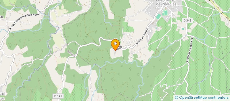 localisation de l'entreprise SAINT JULIEN LOCATION  SAINT-JULIEN-DE-PEYROLAS