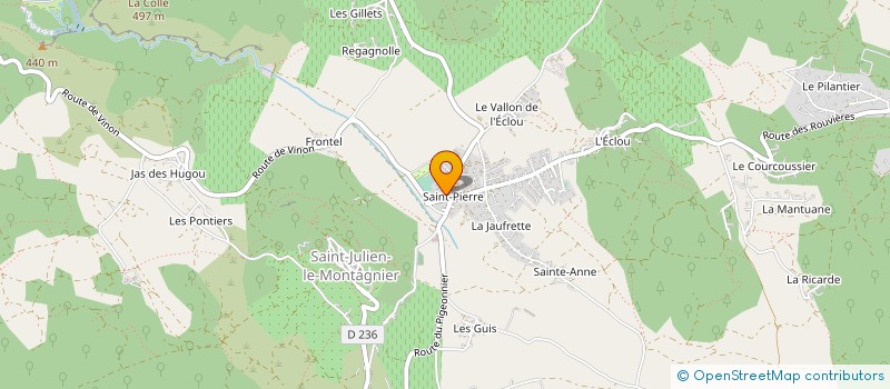 localisation de l'entreprise SAINT JULIEN TENNIS CLUB à SAINT-JULIEN