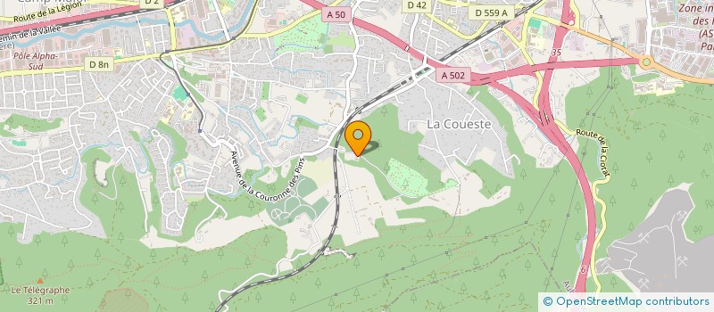 localisation de l'entreprise SAINT JUST à AUBAGNE
