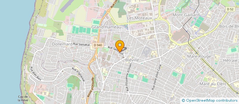 localisation de l'entreprise SAINT JUST à LE HAVRE