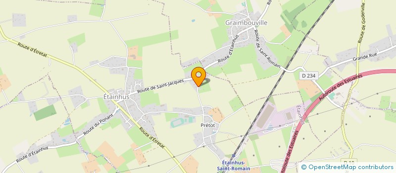 localisation de l'entreprise SAINT JUST  ETAINHUS