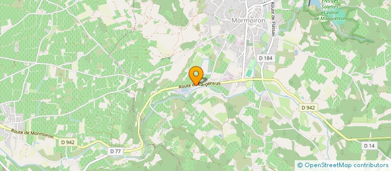 localisation de l'entreprise SAINT JUST  VILLES-SUR-AUZON