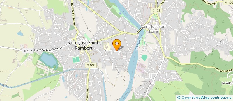 localisation de l'entreprise SAINT JUST PAYSAGE SERVICES à SAINT-JUST-SAINT-RAMBERT