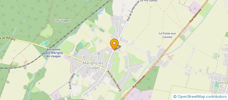 localisation de l'entreprise SAINT KEVIN SARL à MARIGNY-LES-USAGES
