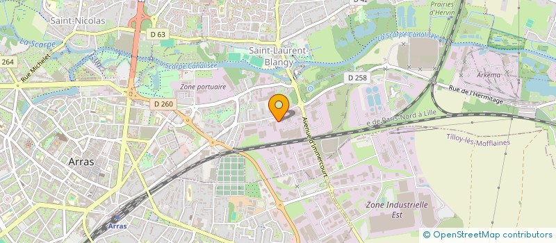 localisation de l'entreprise SAINT L  SAINT-LAURENT-BLANGY