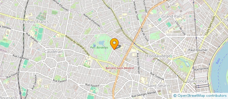 localisation de l'entreprise SAINT LAURE II  BORDEAUX